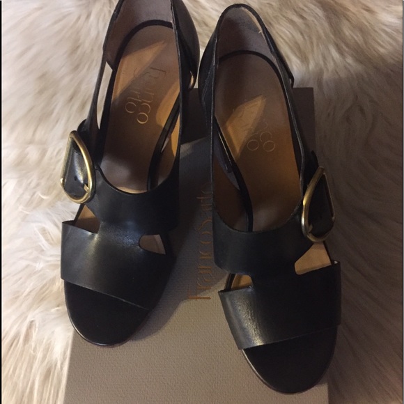 Franco Sarto Shoes - FRANCO SARTO BLACK SANDALS